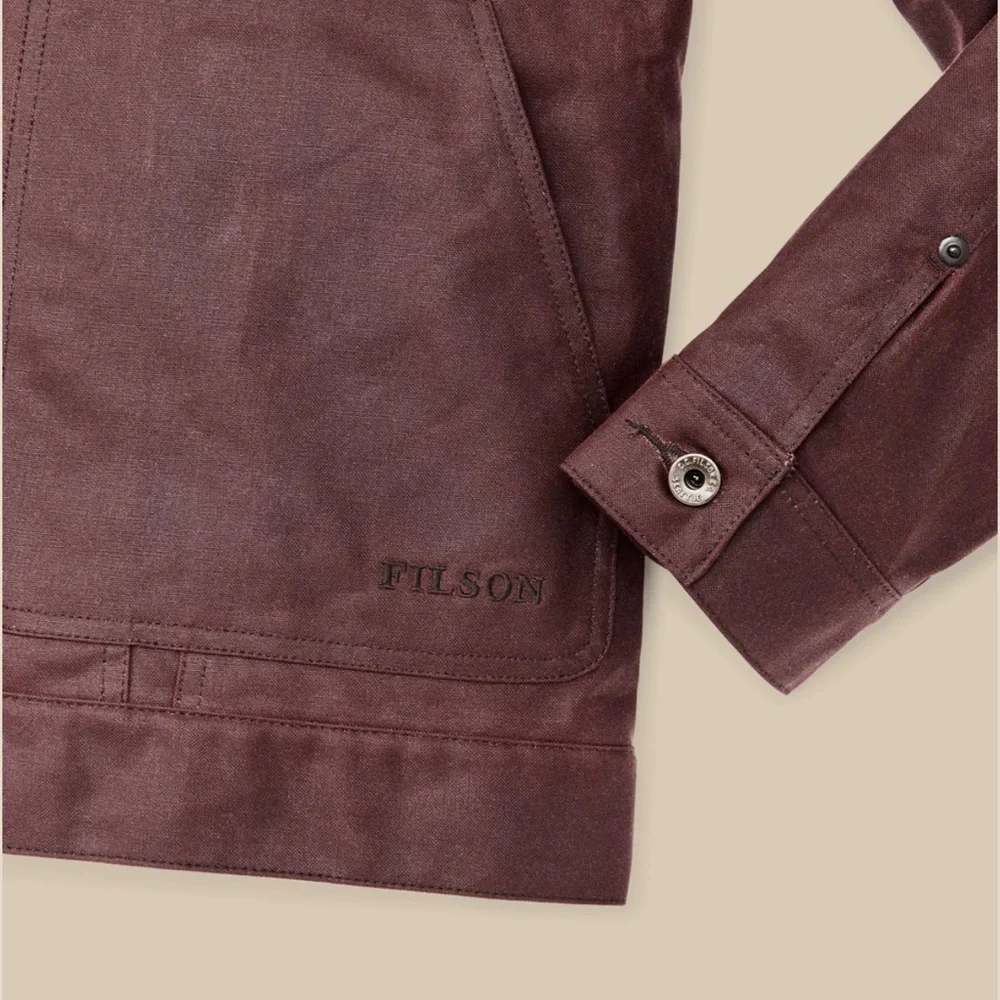 Filson tin cloth short lined cruiser New Medium - Picture 4 of 5